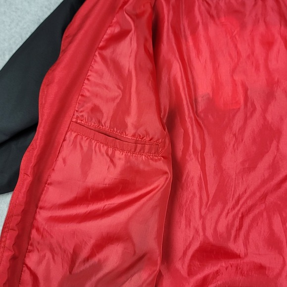 Vintage Ohio State Buckeyes Jacket Men's XL Red/Blk Full Zip Windbreaker 90s Y2K - Picture 8 of 14